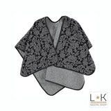 Mantella Grigio-Nero Stampata Bambina Sarabanda R058 - SARABANDA - LuxuryKids