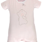 Pagliaccetto Cotone Rosa Neonata Minibanda U603 - MINIBANDA - LuxuryKids