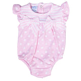 Pagliaccetto In cotone a Pois Rosa Neonata SARDON CO510 - SARDON - LuxuryKids