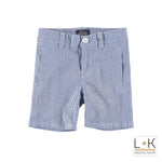 Pantalone a Righe in Cotone Bambino Azzurro Sarabanda M531 - SARABANDA - LuxuryKids