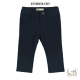 Pantalone a Tinta Unita Bambino Blu Sarabanda S151 - SARABANDA - LuxuryKids