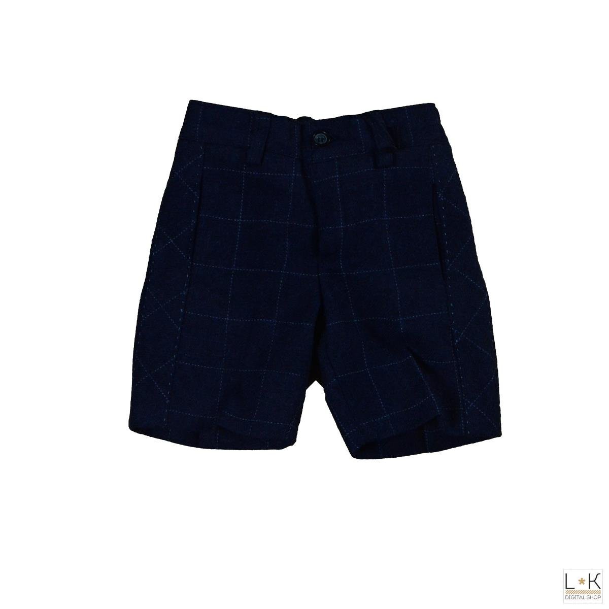 PANTALONE ALL'INGLESE IN TESSUTO BAMBINO MANUELL & FRANK M2726-01 - MANUELL&FRANK - LuxuryKids