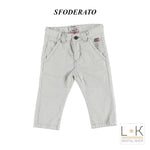 Pantalone Bianco-Blu a Righe Bambino Sarabanda I161 - SARABANDA - LuxuryKids