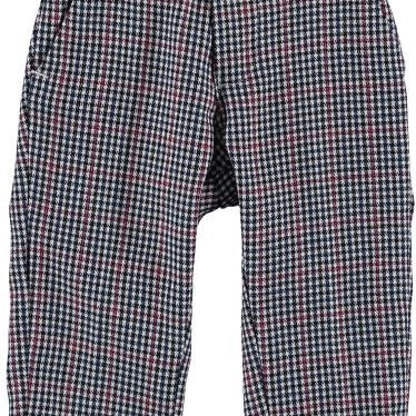 Pantalone Caldo Cotone Fantasia a Quadri Blu-Rosso Bambino Manuell&Frank MF1158B - MANUELL&FRANK - LuxuryKids