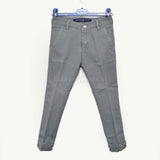 Pantalone Elegante in Caldo Cotone Grigio per Bambino Manuell&Frank MF1008R - MANUELL&FRANK - LuxuryKids