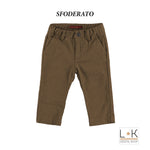 Pantalone Elegante Marrone Tasche America Bambino Sarabanda L150 - SARABANDA - LuxuryKids