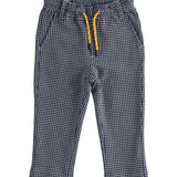Pantalone Felpa Pied de Poule Blu Bambino 1154 - SARABANDA - LuxuryKids