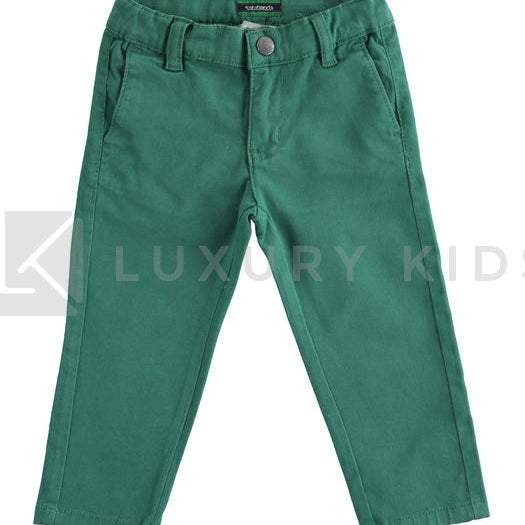 Pantalone In Twill Di Cotone Slim Fit Bambino Sarabanda K150 - SARABANDA - LuxuryKids
