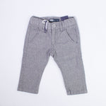 Pantalone Lungo Caldo Cotone Grigio Neonato SARABANDA T141 - SARABANDA - LuxuryKids