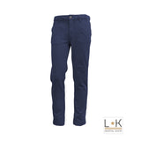 Pantalone Slim Blu Tinta Unita Bambino Jeckerson 7XPP95 - JECKERSON - LuxuryKids