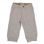 Pantalone Tuta Con Polsini Grigio in Tinta Unita Neonato Sarabanda D152 - SARABANDA - LuxuryKids