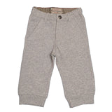 Pantalone Tuta Con Polsini Grigio in Tinta Unita Neonato Sarabanda D152 - SARABANDA - LuxuryKids