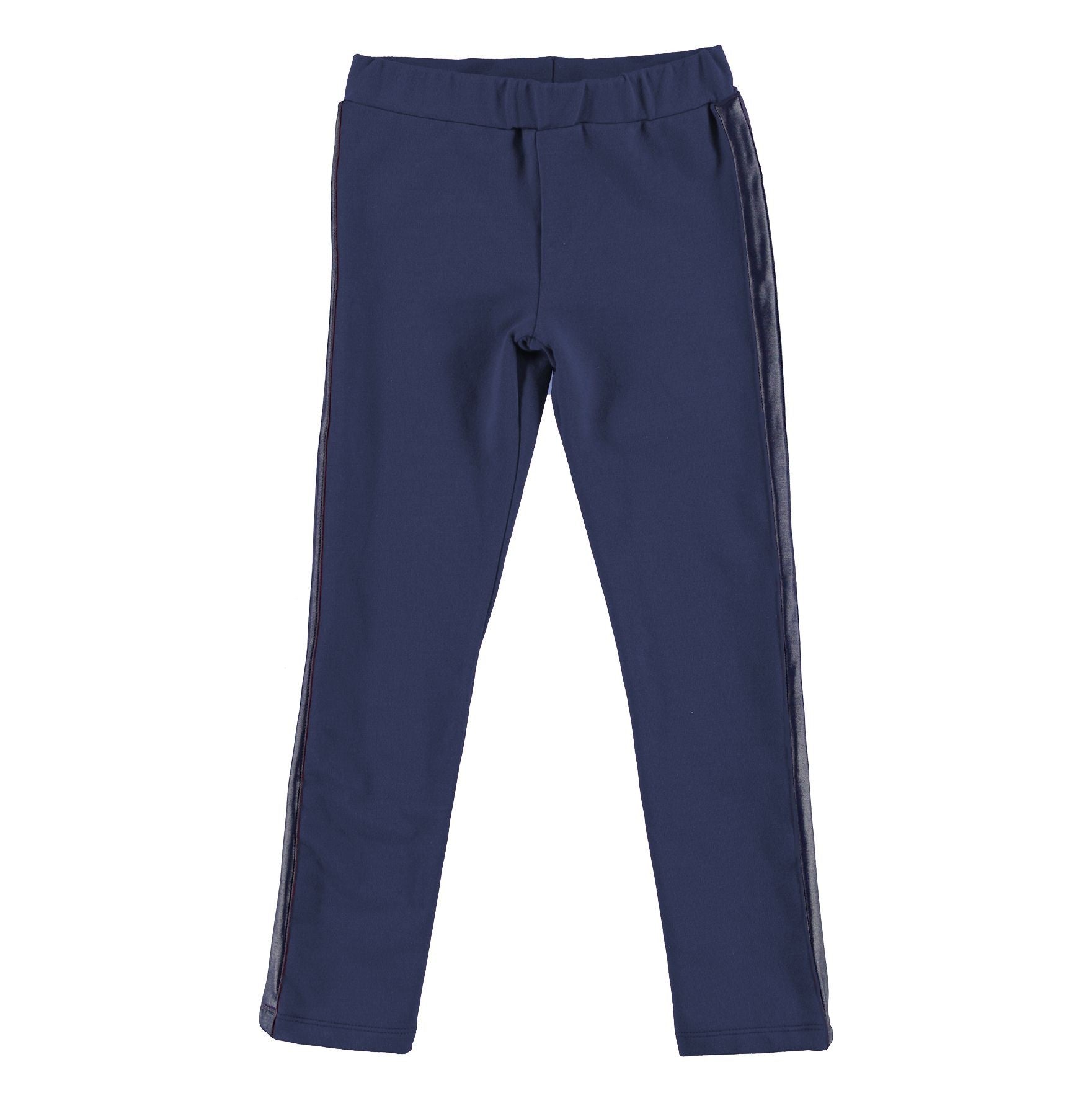 Pantalone Tuta Felpato Blu Bambina Sarabanda T178 - SARABANDA - LuxuryKids