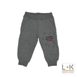 Pantalone Tuta Grigio Neonato Fred Mello 1267G - FRED MELLO - LuxuryKids