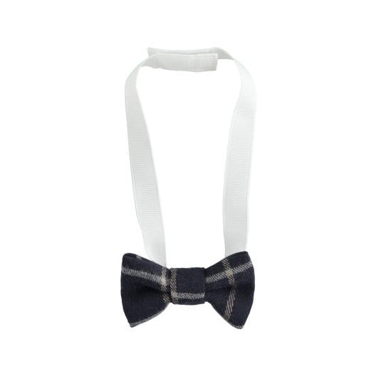 Papillon Elegante Blu a Quadretti per Neonato Minibanda 1329 - SARABANDA - LuxuryKids