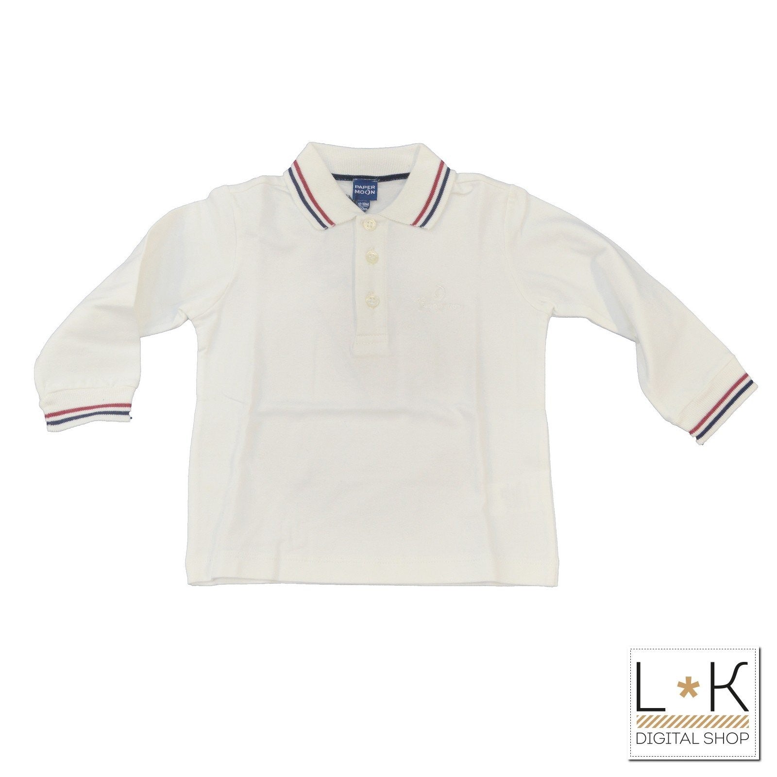 Polo a Tinta Unita Neonato Papermoon 7PM61294 - PAPERMOON - LuxuryKids