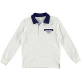 Polo in Caldo Cotone Bianco Bambino Sarabanda T330 - SARABANDA - LuxuryKids
