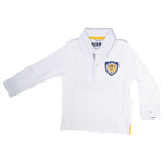 Polo in Caldo Cotone Bianco Neonato Sarabanda R130 - SARABANDA - LuxuryKids