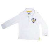 Polo in Caldo Cotone Bianco Neonato Sarabanda R130 - SARABANDA - LuxuryKids
