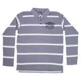 Polo in Caldo Cotone Grigio a Righe Bambino Scorpion Bay JTE2208 - SCORPION BAY - LuxuryKids