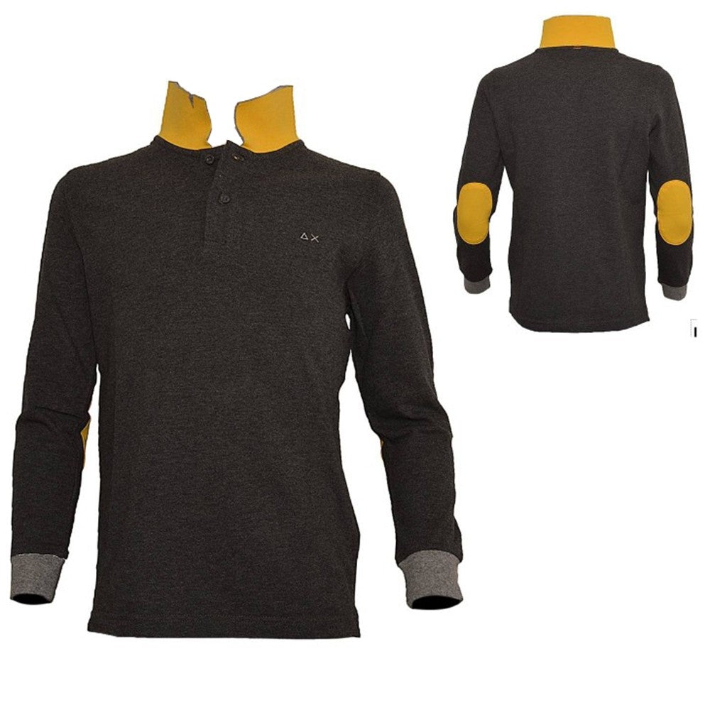 Polo in Caldo Cotone Grigio Neonato Sun 68 23307 - SUN 68 - LuxuryKids