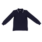 Polo in Cotone Blu in Tinta Unita Bambino Sarabanda F810 - SARABANDA - LuxuryKids