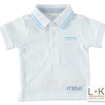 Polo mezza Manica Cotone Neonato Minibanda U643 - SARABANDA - LuxuryKids