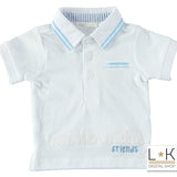 Polo mezza Manica Cotone Neonato Minibanda U643 - SARABANDA - LuxuryKids