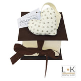 Porta ciuccio Artigianale Cuore e Swarovsky Unisex Handmade CUORE1 - HANDMADE - LuxuryKids