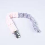 Portaciuccio In Ciniglia Grigia E Rosa Neonata LA SARTORIA DEI PICCOLI LPO652 - LA SARTORIA DEI PICCOLI - LuxuryKids