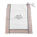 Sacco in Cotone Neonato a Quadretti Rosso-Blu Ninnaoh E16SAC206 - NINNAOH - LuxuryKids