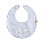 Bavetta in Cotone Con Ali per neonati BABY GI AG2 - BABY GI - LuxuryKids