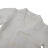 Cardigan Doppio petto in Lana Neonato BUFI B1562G - BUFI - LuxuryKids