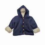 Cardigan Cappottino in Lana con Pelliccia Neonato WEDOBLE I2110308G - WEDOBLE - LuxuryKids