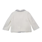 Completo con Giacca Elegante Cerimonia Neonato Bianco BUFI B1485 - BUFI - LuxuryKids