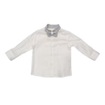 Completo con Giacca Elegante Cerimonia Neonato Bianco BUFI B1485 - BUFI - LuxuryKids