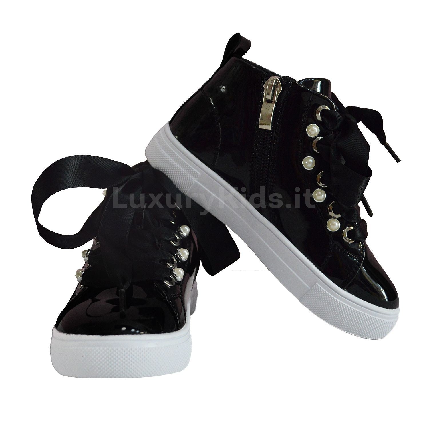 Scarpe Sneackers a Stivaletto Nero Bambina Fun&Fun FNJAC0735 - FUN&FUN - LuxuryKids
