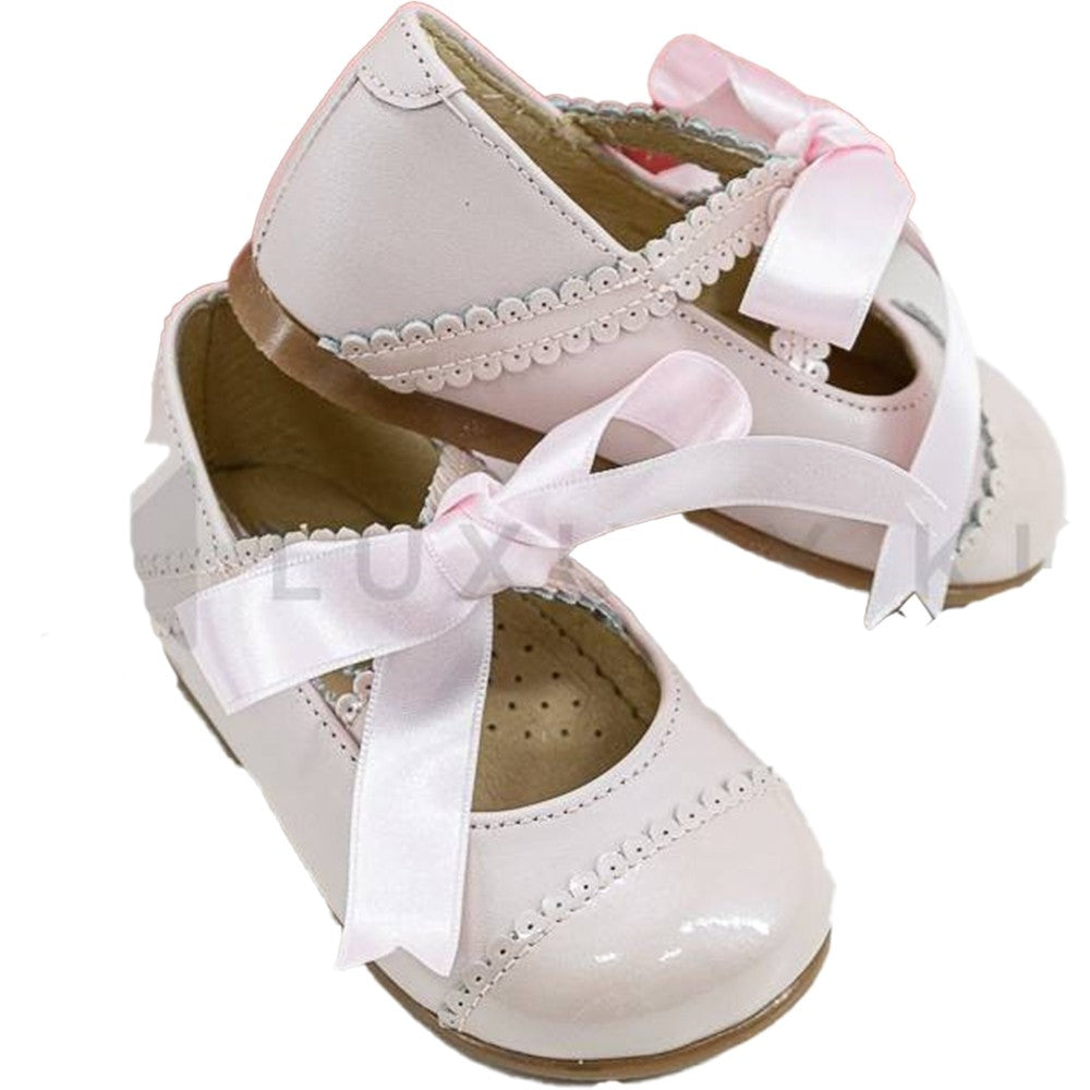 Scarpetta Primi passi Ballerina Fiocco Raso Per Bambina Panyno B2602 - PANYNO - LuxuryKids