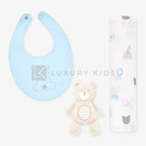 Set Regalo Bavaglino Quadrato Garzato E Orsetto Neonati Mayoral 19708 - MAYORAL - LuxuryKids