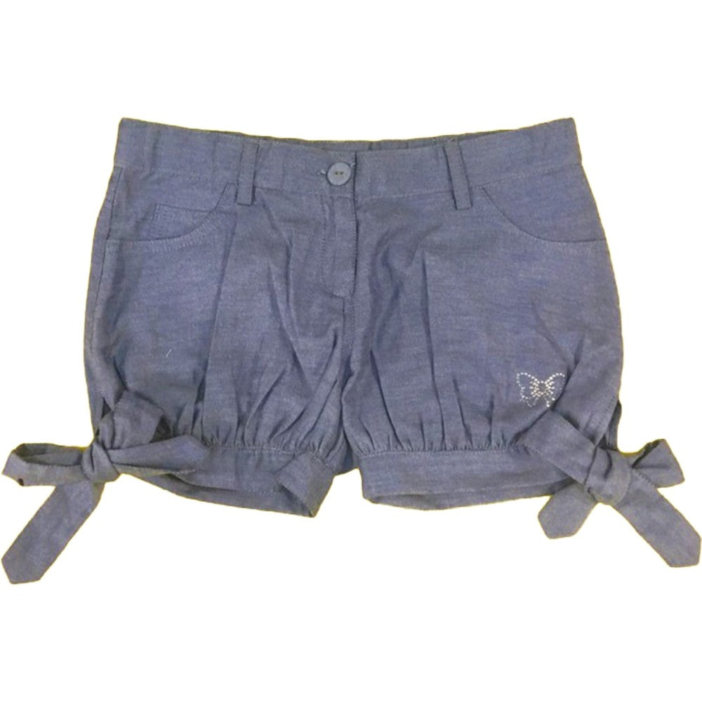 Short in Cotone Azzurro Bambina Fix Design FX1000 - FIX DESIGN - LuxuryKids