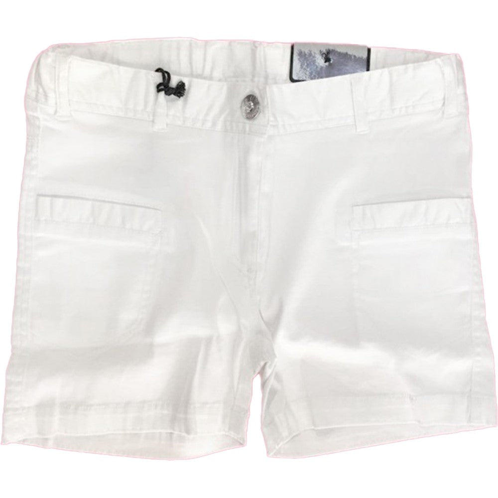 Short in Cotone Bambina Bianco Sarabanda E661 - SARABANDA - LuxuryKids