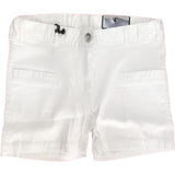 Short in Cotone Bambina Bianco Sarabanda E661 - SARABANDA - LuxuryKids