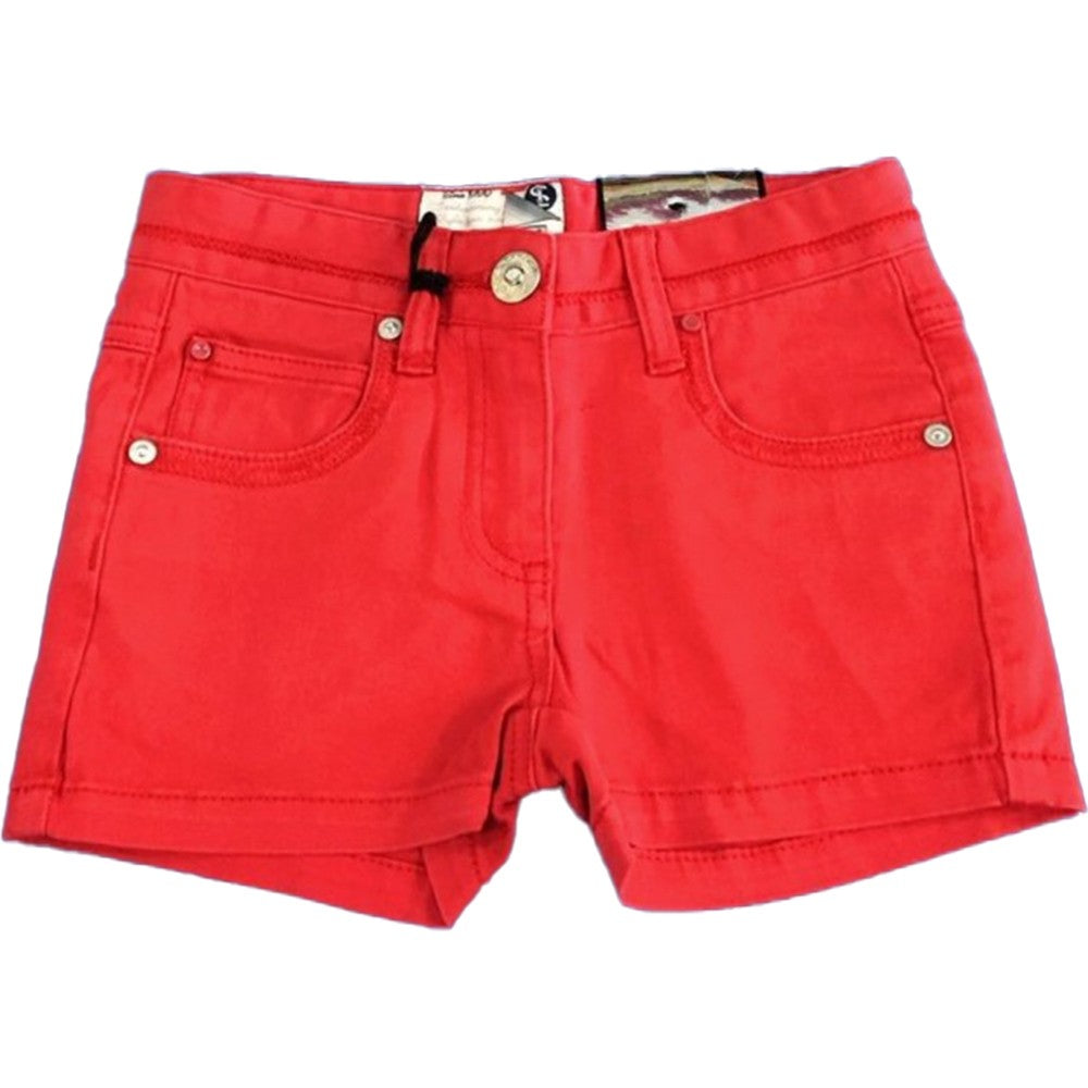 Short in Cotone Bambina Rosso Sarabanda E666 - SARABANDA - LuxuryKids
