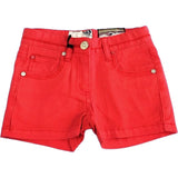 Short in Cotone Bambina Rosso Sarabanda E666 - SARABANDA - LuxuryKids