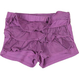 Short in Cotone Viola con Balze Bambina Dimensione Danza 1DPS77 - DIMENSIONE DANZA - LuxuryKids