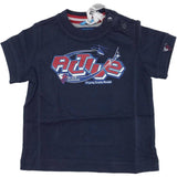 T-Shirt Blu in Cotone con Stampa Neonato Sarabanda G805 - SARABANDA - LuxuryKids