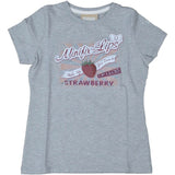 T-Shirt in Cotone Grigio con Stampa Bambina Fix Design FC2005 - FIX DESIGN - LuxuryKids