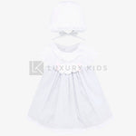 Vestito con cuffietta e culotte Grigio Per Neonata Mayoral 1855 - MAYORAL - LuxuryKids