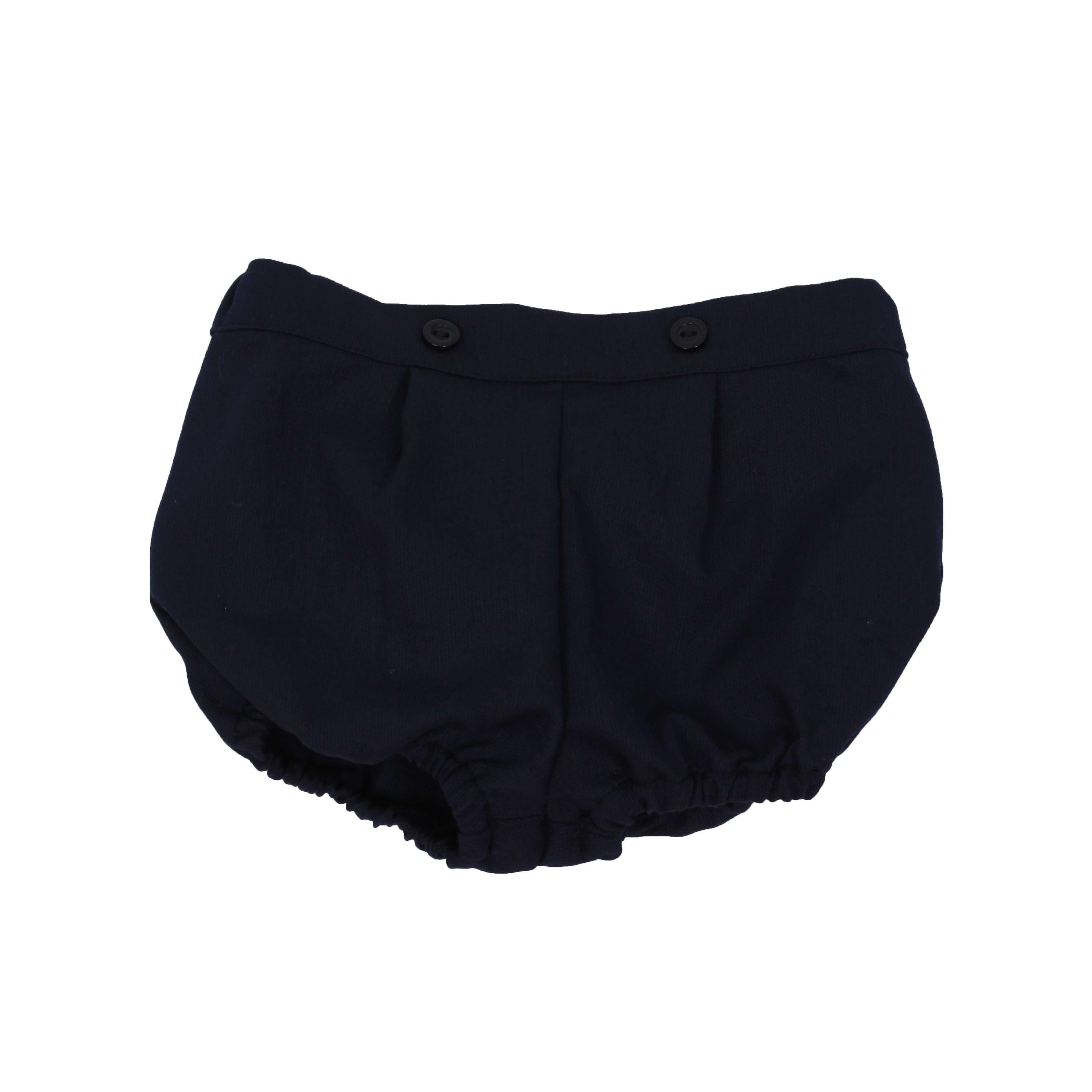 Culotte In Cotone Blu Neonata A&J 151 - A&J - LuxuryKids