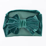 Fascia Per Capelli In Velluto con Fiocco Vari Colori Neonata LUXURYKIDS FIOCCOVELLUTO - LUXURYKIDS - LuxuryKids